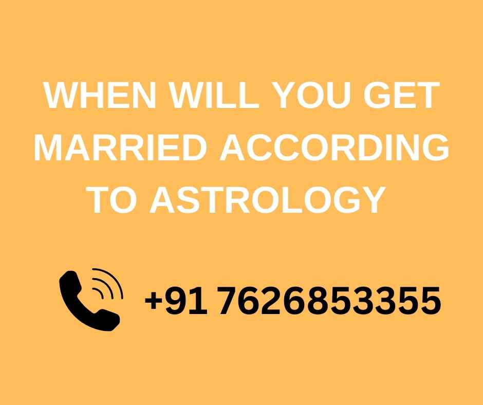 When Will You Get Married According To Astrology